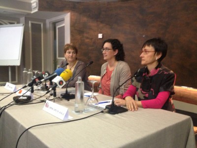 Marta Rovira (ERC) ha ofrecido una conferencia en Bilbao, invitada por la Fundación Ezkerraberri